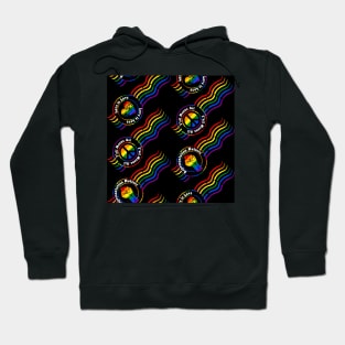 Pride Postmarks (diagonal) Hoodie